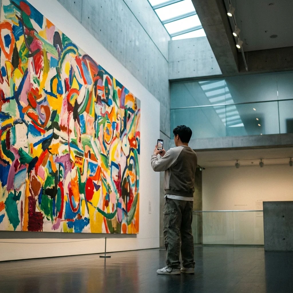 Visite culturelle avec un smartphone et Peekigo